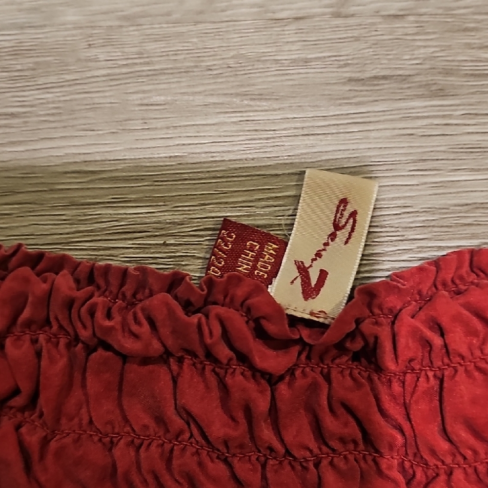 Red and Multicolor Bohemian tube top 7 22/24 plus size by 7 - Picture 5 of 10